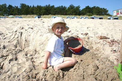 Strand auf Rgen